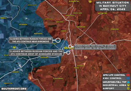 Military Situation In Bakhmut On April 6, 2023 (Map Update)