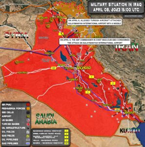 Military Situation In Iraq On April 8, 2023 (Map Update)