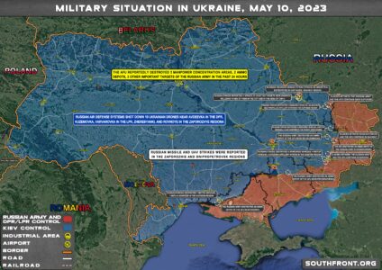 Military Situation In Ukraine On May 10, 2023 (Map Update)