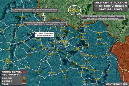 Military Situation In Kharkiv Region On May 23, 2023 (Map Update)