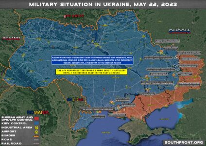 Military Situation In Ukraine On May 22, 2023 (Map Update)