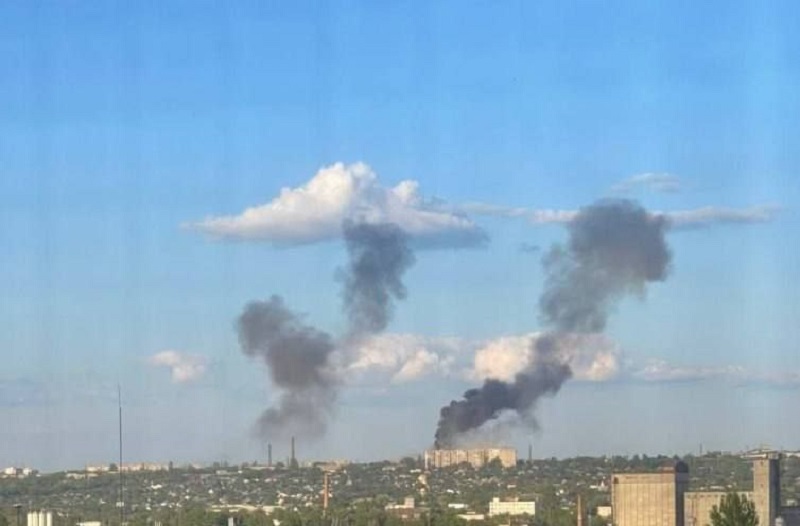 BREAKING. Ukrainian Armed Forces Carried Out Powerful Missile Attack On Luhansk (Video, Photo)