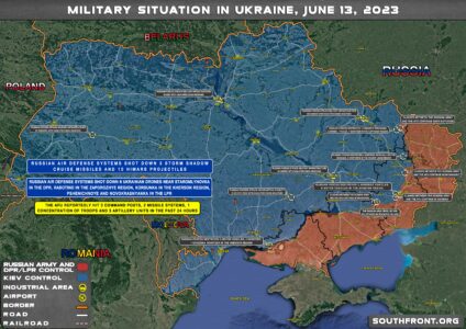 Military Situation In Ukraine On June 13, 2023 (Map Update)