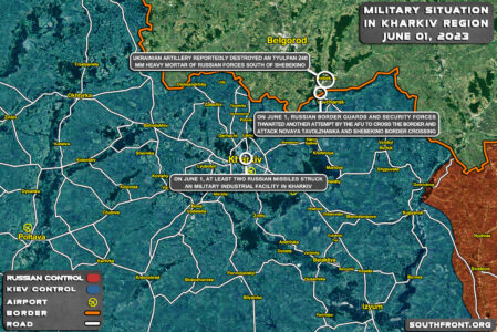 Military Situation In Kharkiv Region, Ukraine, On June 1, 2023 (Map Update)