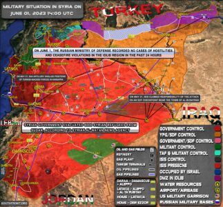 Military Situation In Syria On June 1, 2023 (Map Update)