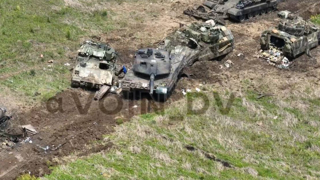 Mass Slaughter Of Leopard 2 Tanks, Bradley IFVs In Zaporozhye Region (Video)
