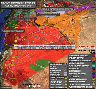 Military Situation In Syria On July 10, 2023 (Map Update)