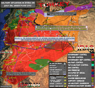 Military Situation In Syria On July 6, 2023 (Map Update)