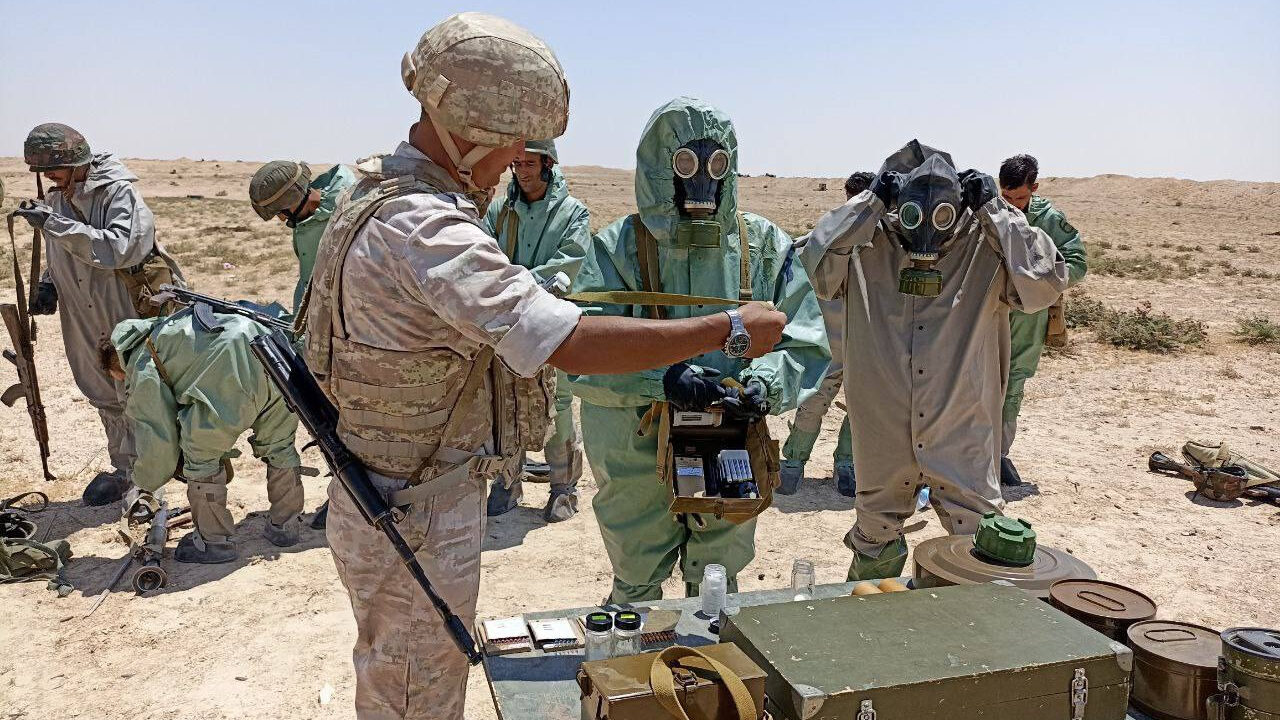 Syrian, Russian Troops Held Joint Chemical Defense Exercise Near U.S. Garrison In Al-Tanf (Video)