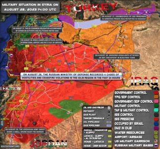 Military Situation In Syria On August 28, 2023 (Map Update)