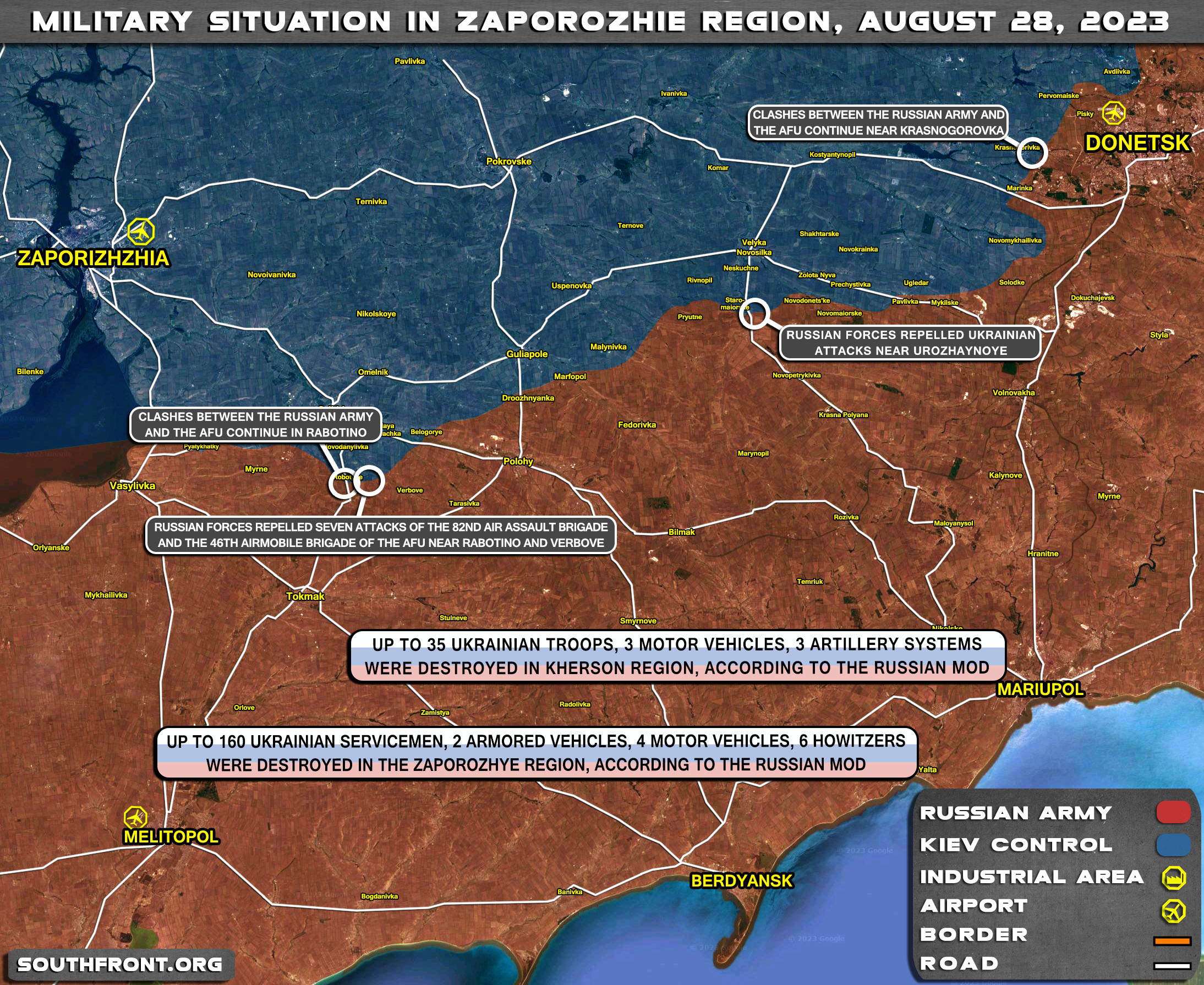 Military Overview On August 29, 2023: Ukrainian Forces Run Out Of Time