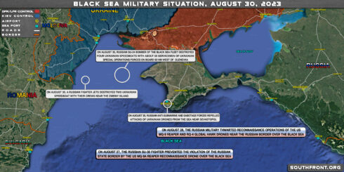 Military Situation In The Black Sea Region On August 30, 2023 (Map Update)