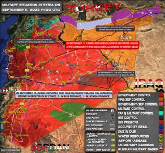 Military Situation In Syria On September 11, 2023 (Map Update)
