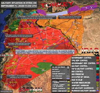 Military Situation In Syria On September 14, 2023 (Map Update)