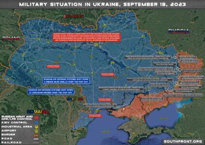 Military Situation In Ukraine On September 18, 2023 (Map Update)