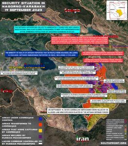 Azerbaijan Summed Up Results Of The First Day Of Its Anti-Terrorist Operation In Nagorno-Karabakh (Video, Map Update)