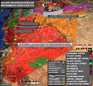 Military Situation In Syria On September 24, 2023 (Map Update)