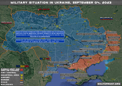 Military Situation In Ukraine On September 4, 2023 (Map Update)