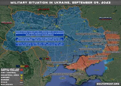Military Situation In Ukraine On September 9, 2023 (Map Update)
