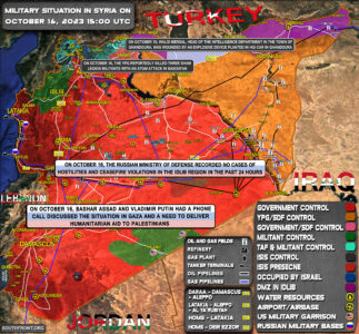 Military Situation In Syria On October 16, 2023 (Map Update)