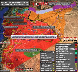 Military Situation In Syria On October 28, 2023 (Map Update)
