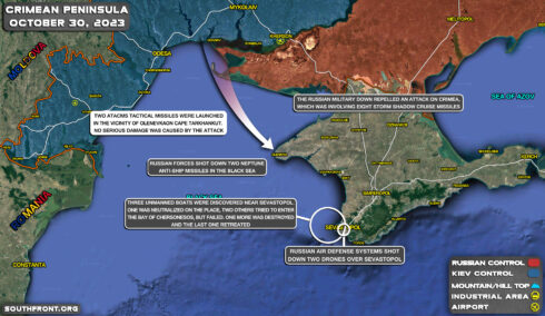 Ukrainian Attacks On Crimea On October 30, 2023 (Map Update)
