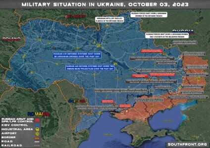 Military Situation In Ukraine On October 3, 2023 (Map Update)