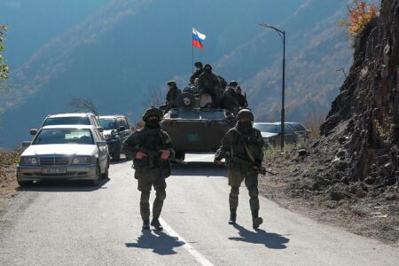 Russian-Azerbaijani Patrol Came Under Fire In Stepanakert, Nagorno-Karabakh