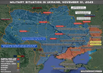 Military Situation In Ukraine On November 1, 2023 (Map Update)