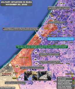 Military Situation In Palestine On November 20, 2023 (Map Update)