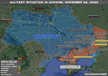 Military Situation In Ukraine On November 22, 2023
