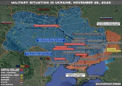 Military Situation In Ukraine On November 25, 2023 (Map Update)