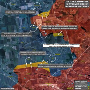 Russians Approach Avdeevka Outskirts (Map Update, Video)