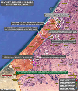 Military Situation In Gaza Strip On November 6, 2023 (Map Update)