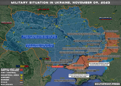 Military Situation In Ukraine On November 9, 2023 (Map Update)