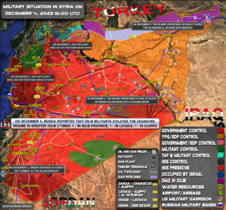 Military Situation In Syria On December 4, 2023 (Map Update)