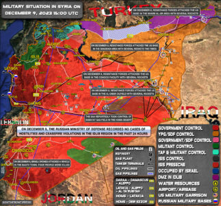 Military Situation In Syria On December 9, 2023 (Map Update)