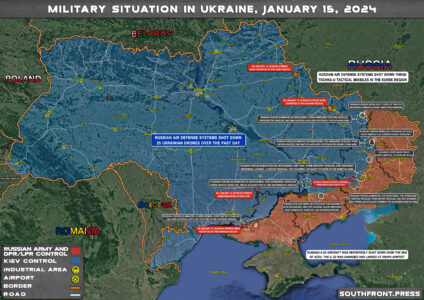 Military Situation In Ukraine On January 15, 2024 (Map Update)