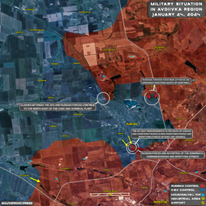 Military Situation In Avdiivka And Mariinka, DPR, On January 24, 2024 (Map Update)
