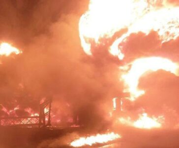 BREAKING: Large Fire In Kremenchug, New Wave Of Russian Strikes Targets Ukraine