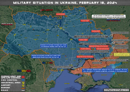 Military Situation On Ukrainian Frontlines On February 18, 2024 (Map Update)