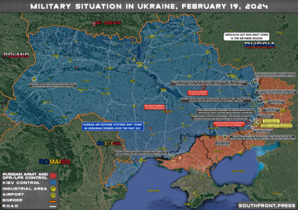 Military Situation In Ukraine On February 19, 2024 (Map Update)