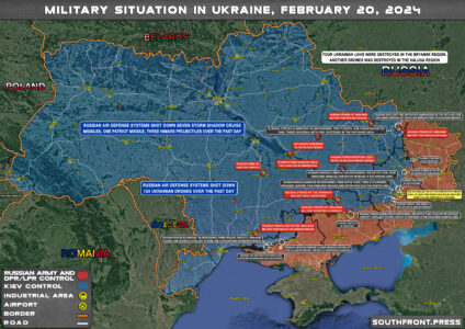 Military Situation On Ukrainian Frontlines On February 20, 2024 (Map Update)