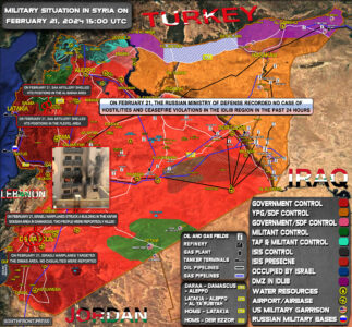 Military Situation In Syria On February 21, 2024 (Map Update)