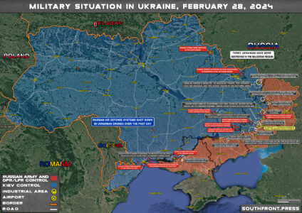 Military Situation On Ukrainian Frontlines On February 28, 2024 (Map Update)