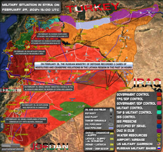 Military Situation In Syria On February 29, 2024 (Map Update)