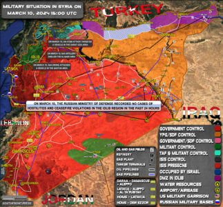 Military Situation In Syria On March 10, 2024 (Map Update)