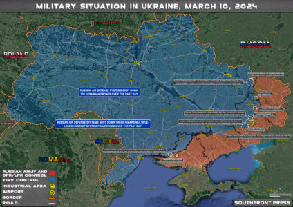 Military Situation On Ukrainian Frontlines On March 10, 2024 (Map Update)