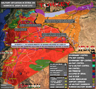 Military Situation In Syria On March 11, 2024 (Map Update)