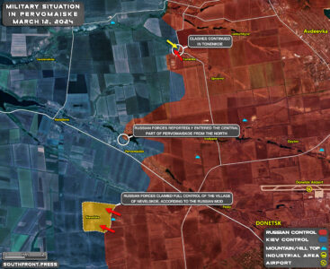 Military Situation On Ukrainian Frontlines On March 12, 2024 (Map Update)